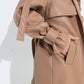 GABRIELLE LEATHER TRENCH COAT