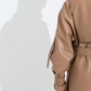 GABRIELLE LEATHER TRENCH COAT